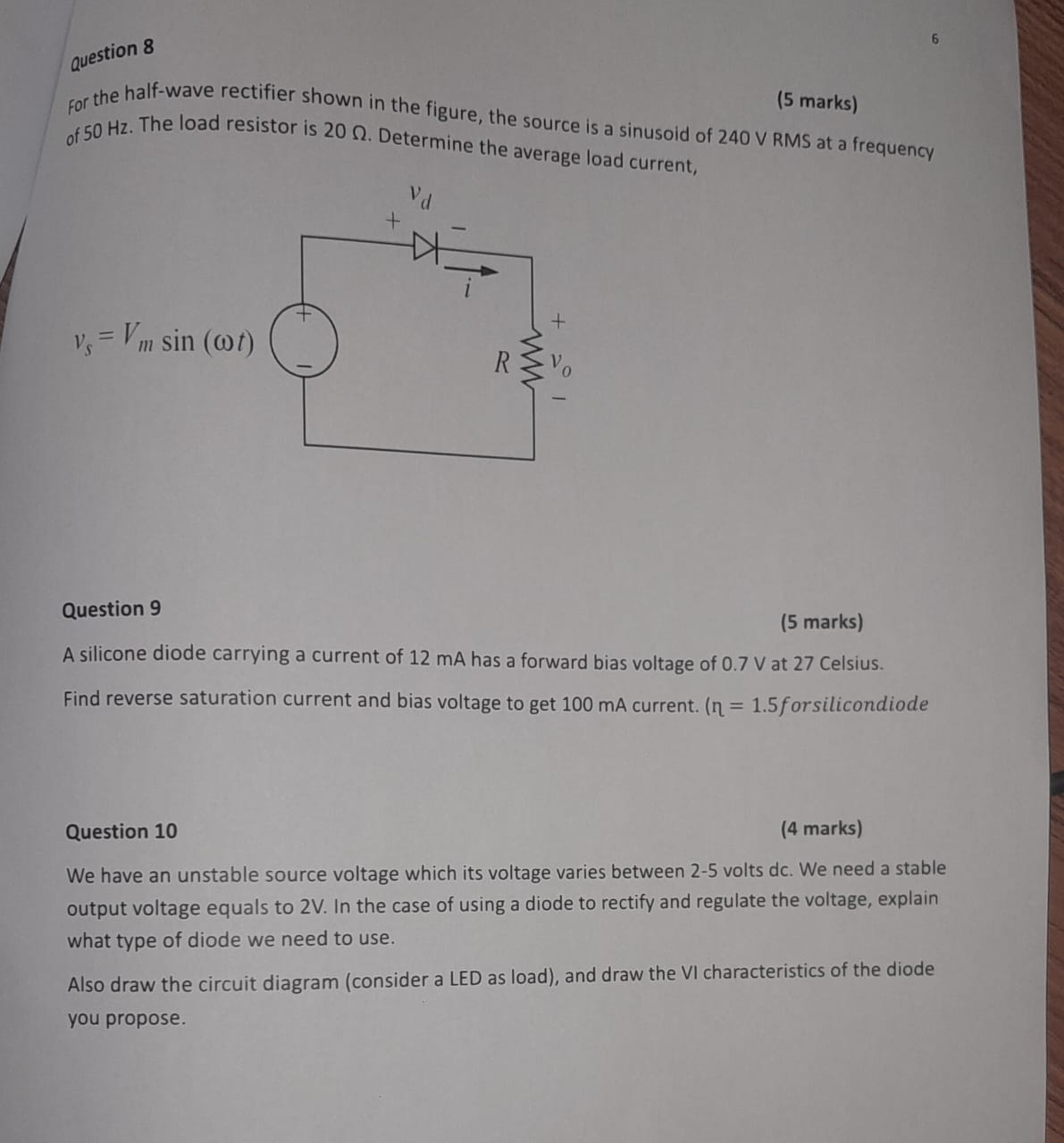 Solved Question 6:(5 ﻿marks)for The Two-source Multilevel | Chegg.com