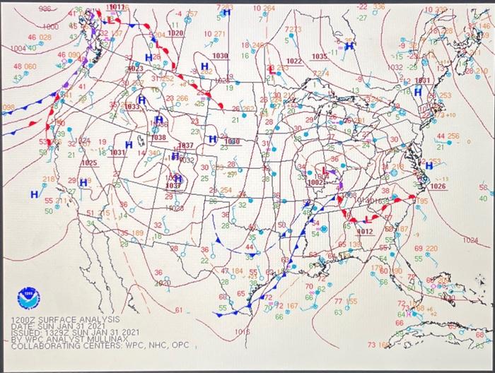 Lesson Title: Surface Map Orientation The surface map | Chegg.com