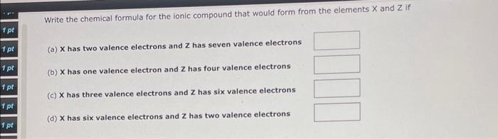 Solved Write the chemical formula for the ionic compound | Chegg.com