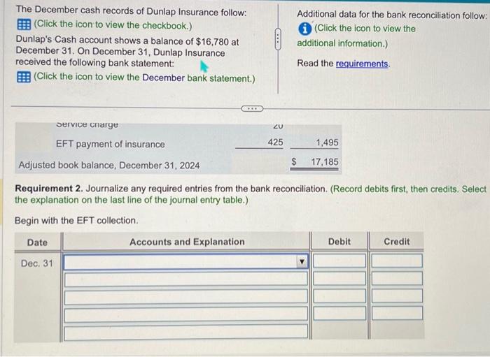 Solved December 31 2024 Bank Balance December 31 2024 Chegg Com   Image