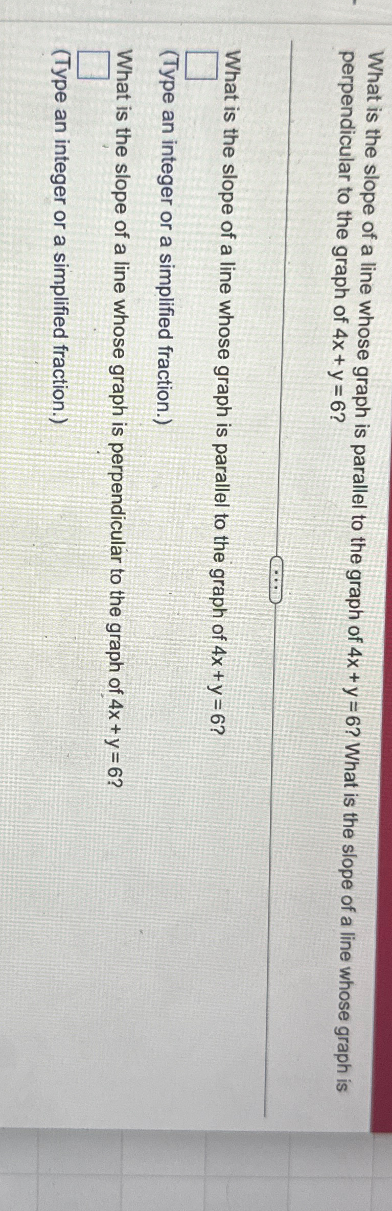 the graph of y 6 is a line parallel to
