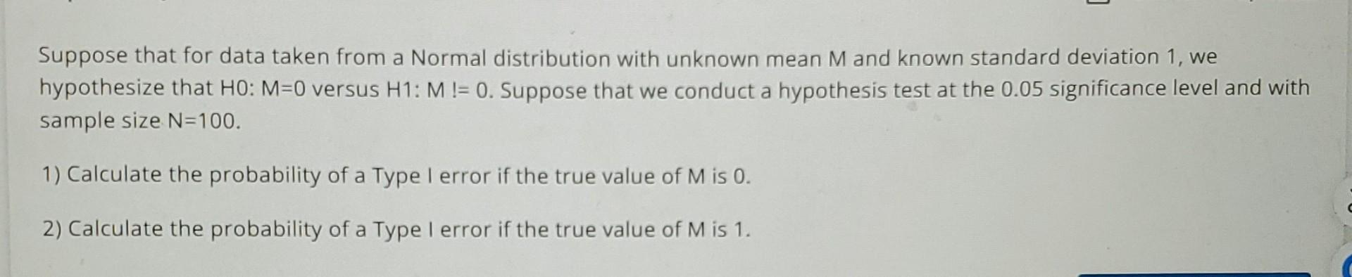Solved Suppose that for data taken from a Normal | Chegg.com
