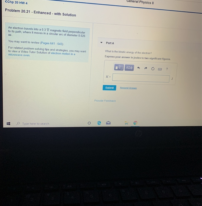 Solved Chp 20 HW 4 General Physics II Problem 20.21 - | Chegg.com