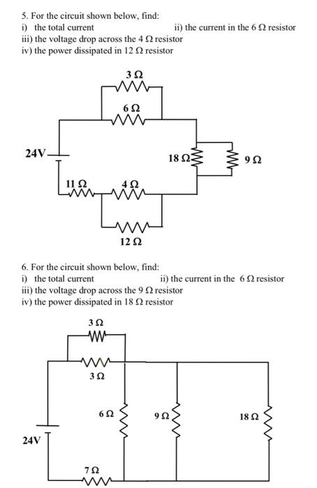 Solved Assignment-6 1. For the circuit shown below, find: a) | Chegg.com