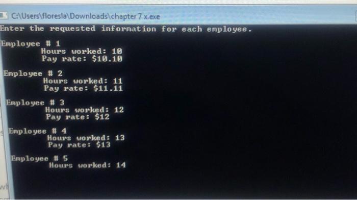Solved Write a program which uses the following arrays: 1. | Chegg.com