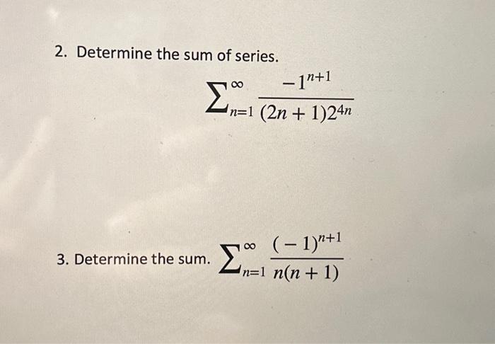 sum of series 1 2 3 4 n 1 formula