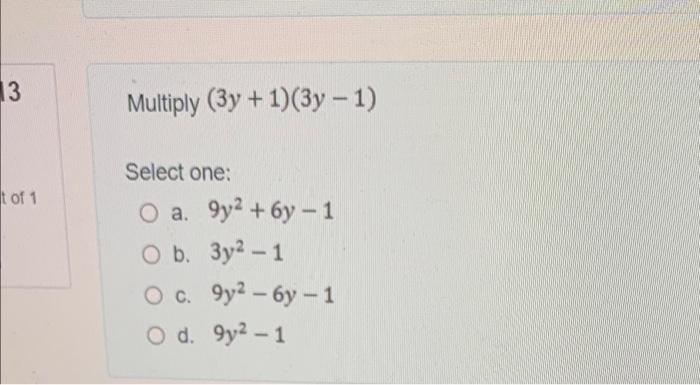 3y 3 3y 1 8y 9