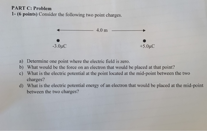 Solved PART C: Problem 1- (6 points) Consider the following | Chegg.com