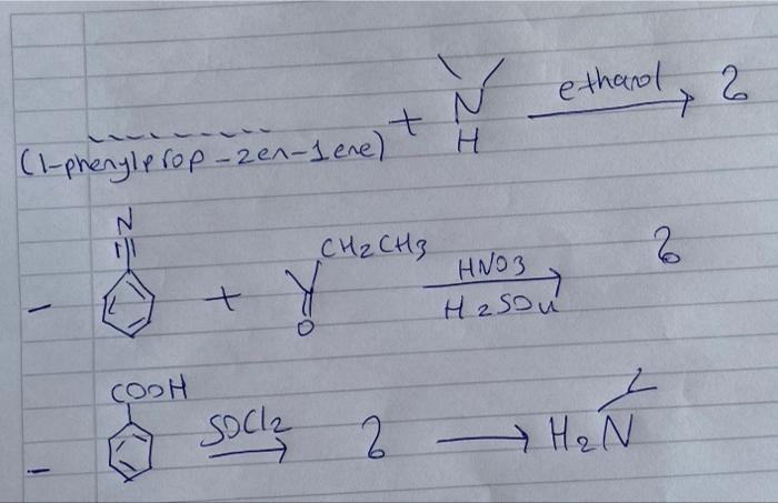 Solved 1 1-phenylprop_2_en_lene +`N etherol 6 M N \/1 COOH + | Chegg.com