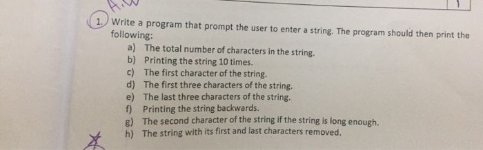Solved Write a program that prompt the user to enter a | Chegg.com