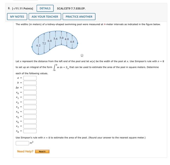 Solved Let x represent the distance from the left end of the | Chegg.com