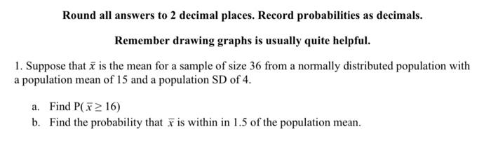 Solved Round all answers to 2 decimal places. Record | Chegg.com