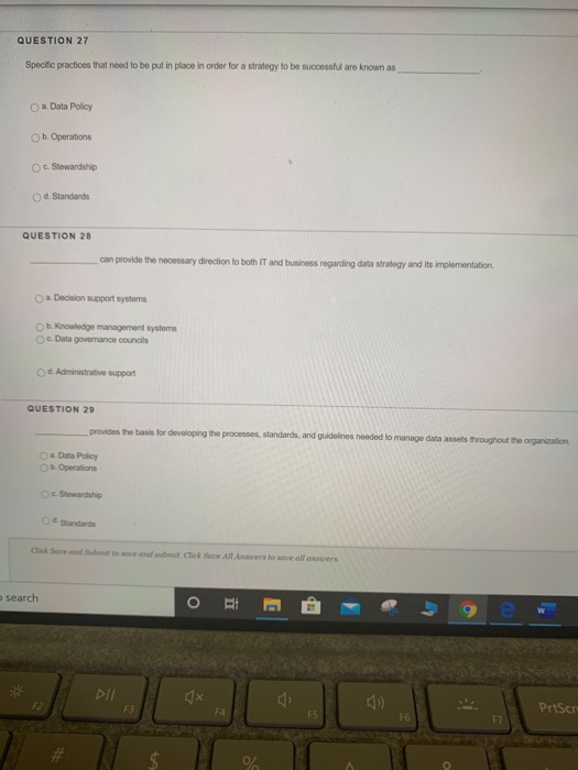 Solved Question Completion Status: QUESTION 27 Specific | Chegg.com