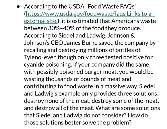 According to the USDA "Food Waste FAQs"