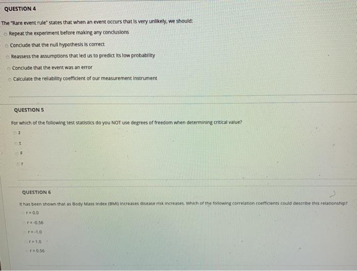 Solved QUESTION 4 The 