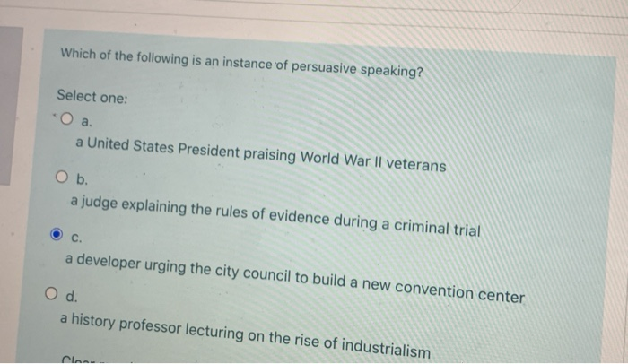 solved-which-of-the-following-is-an-instance-of-persuasive-chegg