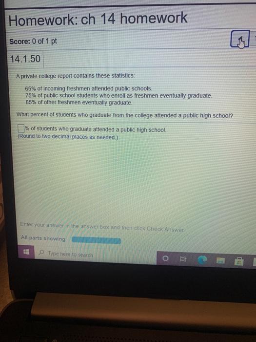 Solved Homework: ch 14 homework Score: 0 of 1 pt 14.1.50 A | Chegg.com