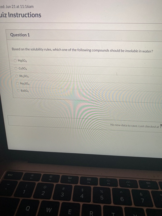Solved ced: Jun 21 at 11:16am uiz Instructions Question 1 | Chegg.com