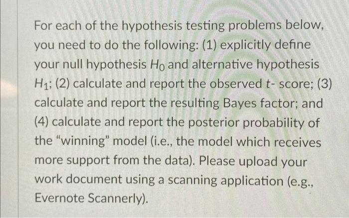 solved problems on hypothesis testing pdf