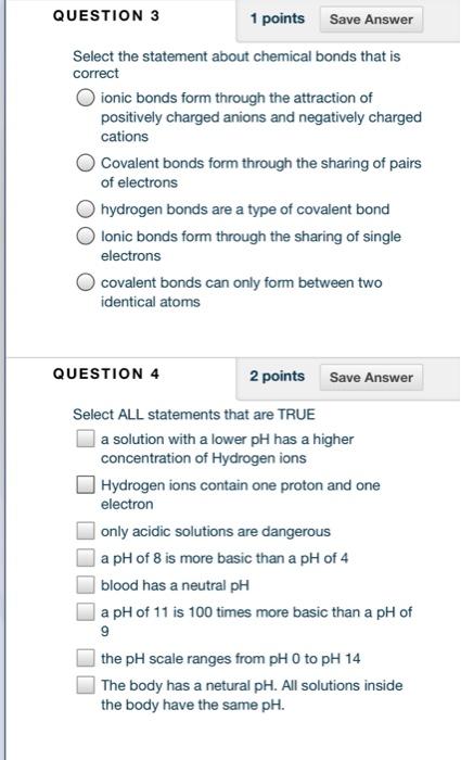 Solved QUESTION 3 1 points Save Answer Select the statement | Chegg.com
