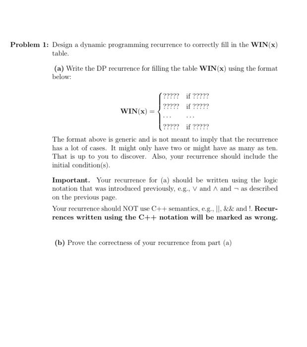 This assignment is to design a dynamic programming | Chegg.com