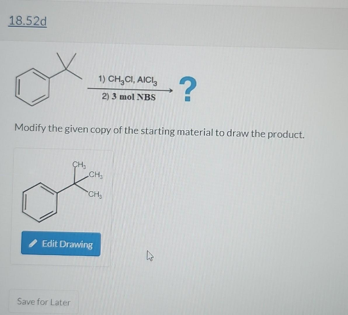 Solved Draw the major product for each of the following | Chegg.com