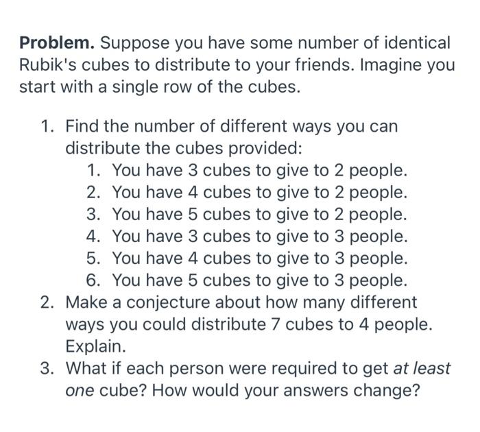 Solved Problem. Suppose you have some number of identical | Chegg.com