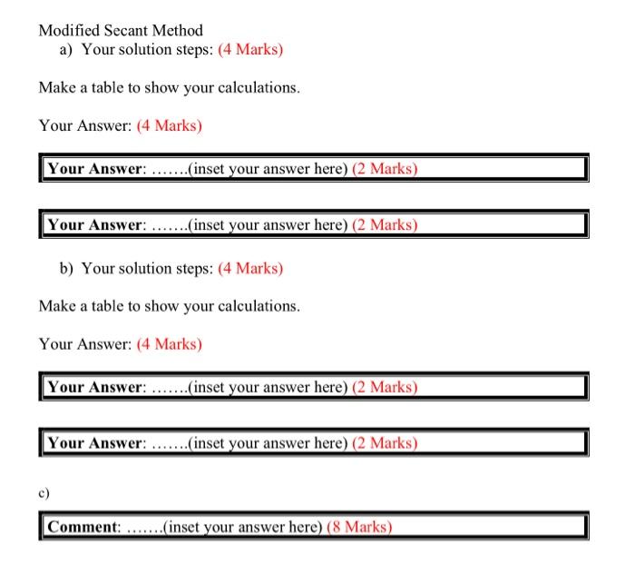 Solved Problem 540 Mark Solve the following equation using | Chegg.com