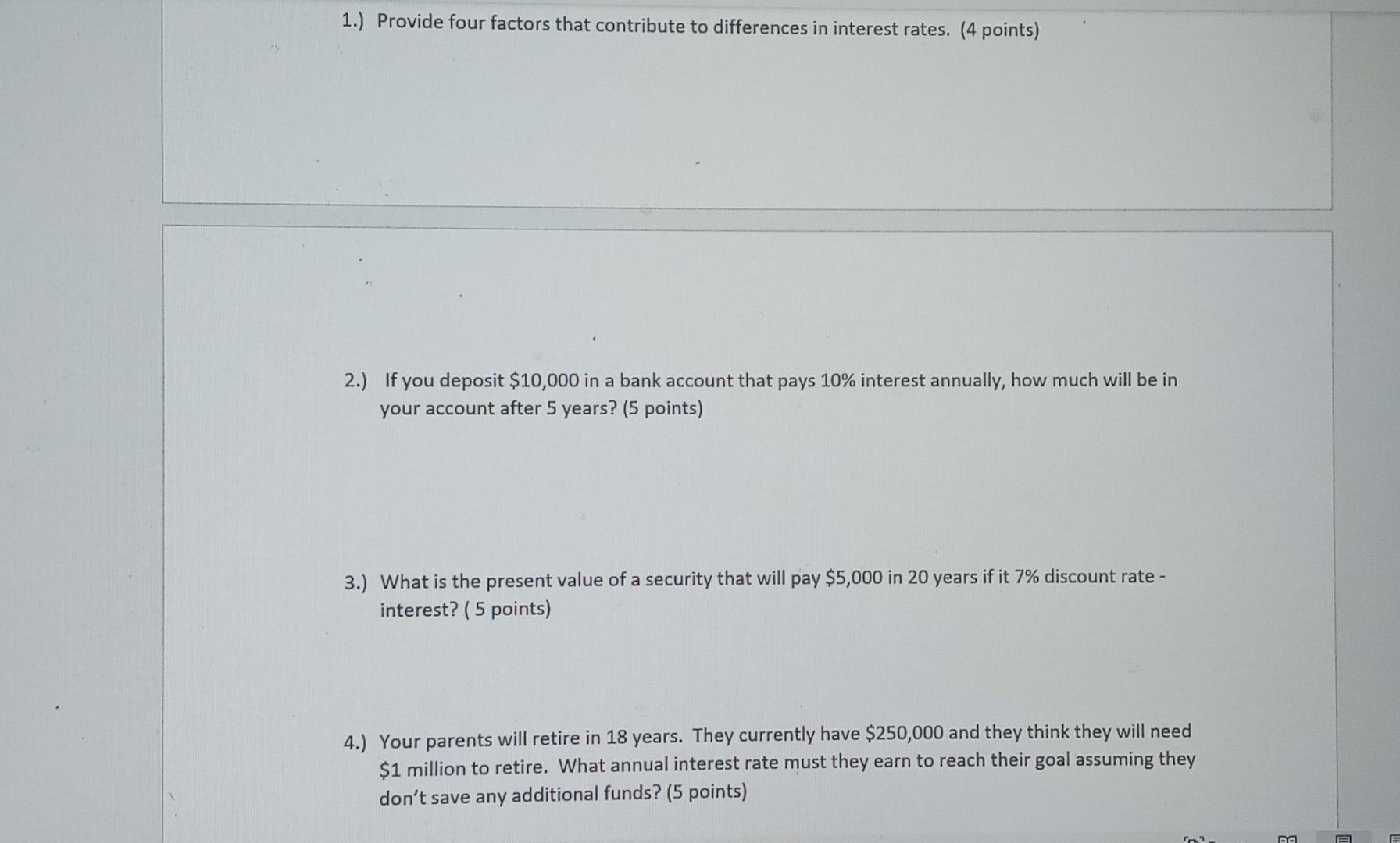 Solved 1.) Provide four factors that contribute to | Chegg.com