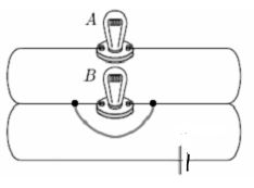 Solved Two identical light bulbs A and B are connected in | Chegg.com