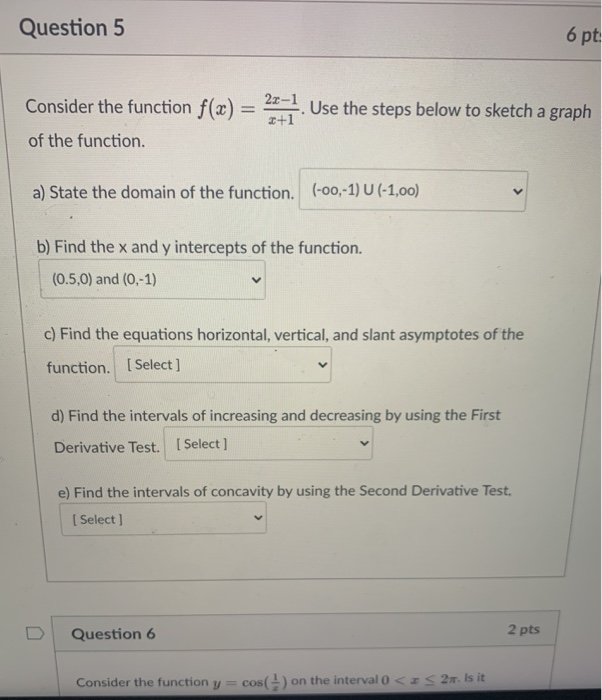 Solved Question 1 4 4p Consider the functions f(x)