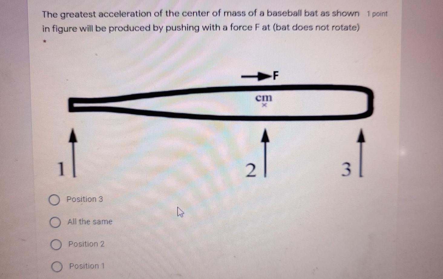 Solved The greatest acceleration of the center of mass of a