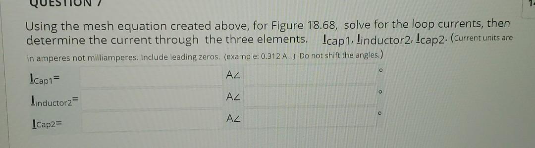 Solved please use the circuit given to fill out all the | Chegg.com