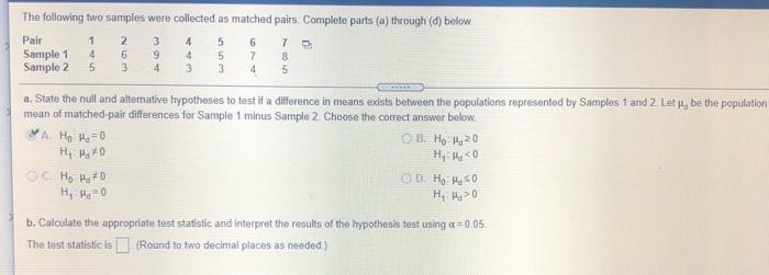 Solved Complete The PARTS Below Please.b) Calculate The | Chegg.com