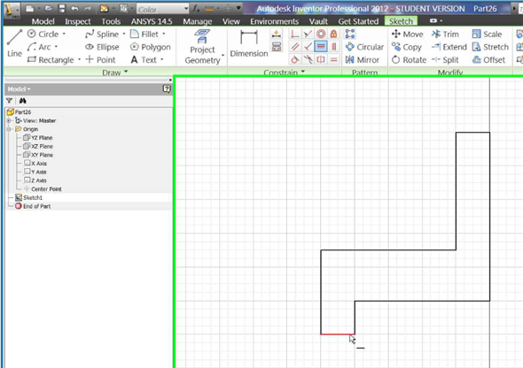 Inventor 2023 Help, To Project Geometry from a Drawing View to a Sketch