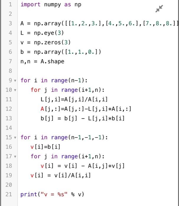 Solved Use the code in Section 4.4 to solve, in double | Chegg.com