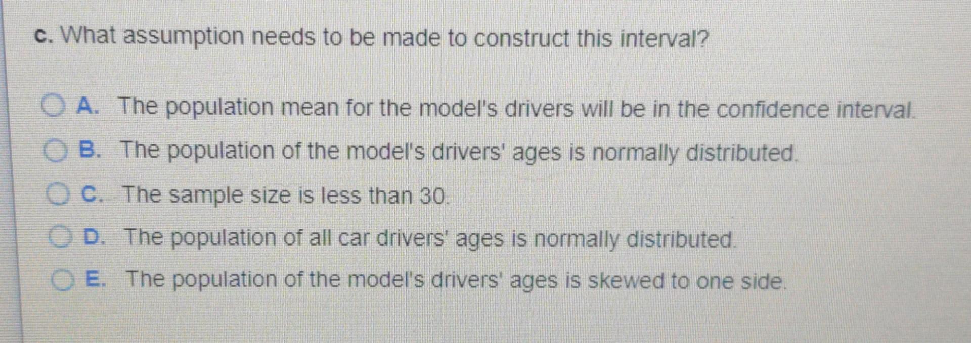 Solved A car company developed a certain car model to appeal | Chegg.com