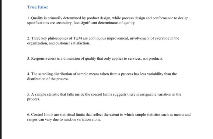 solved-true-false-1-quality-is-primarily-determined-by-chegg