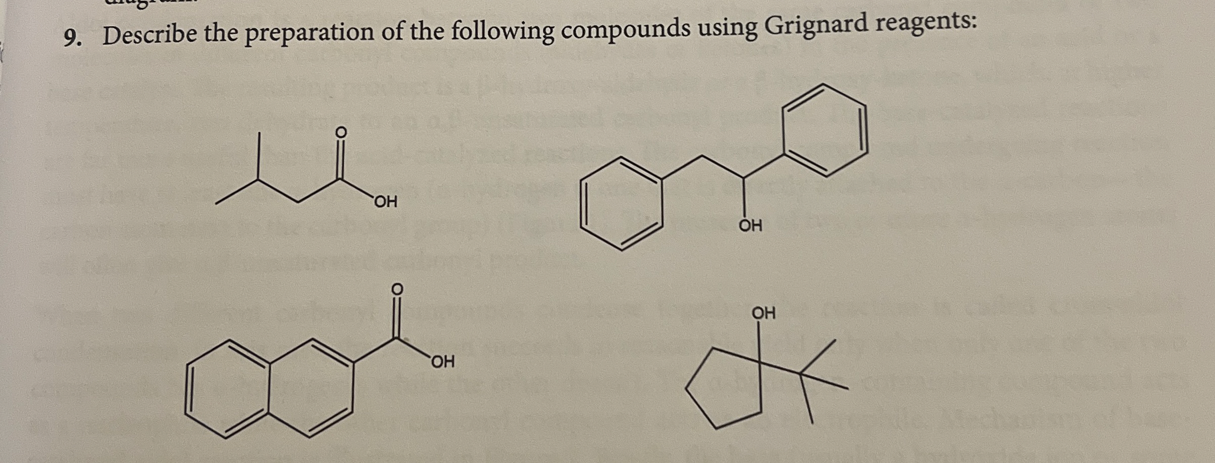 Solved Describe the preparation of the following compounds | Chegg.com