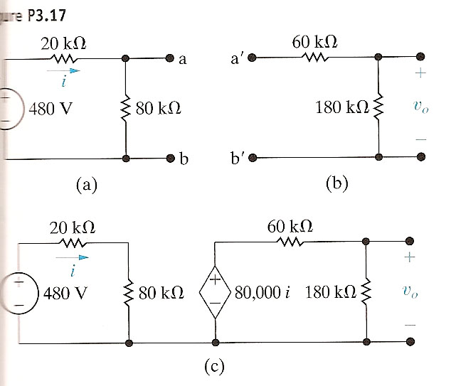 Solved a) The voltage divider in Figure 3.17(a) is loaded | Chegg.com