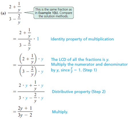 Solved: Use either method to simplify each complex fraction. See E ...