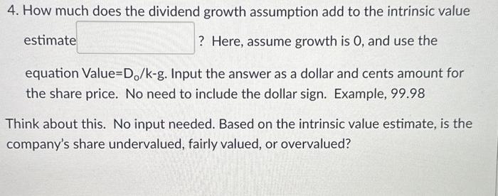Solved Example: Applying the Gordon Growth Model An analyst | Chegg.com