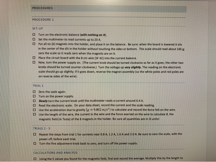 Solved Question In Procedure 3 The Slope Of The Graph Sh Chegg Com