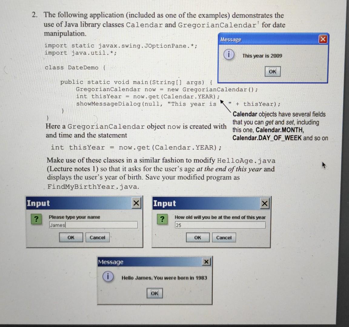 Solved The following application (included as one of the | Chegg.com