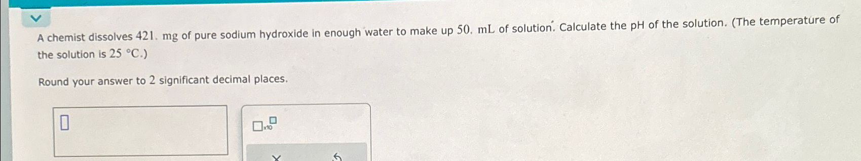 Solved A Student Dissolves 111 G Of Sodium Hydroxide Naoh Or Cheggcom