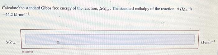 Solved Calculate the standard entropy Sinn of the Chegg