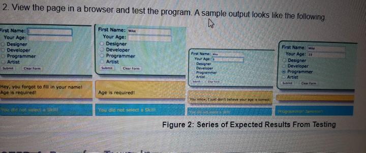 Create a JavaScript function that will collect the | Chegg.com