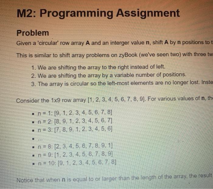 m2 programming assignment 3 larger integer