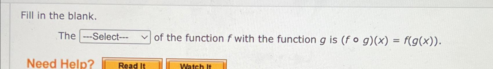 Solved Fill in the blank.The of the function f ﻿with the | Chegg.com