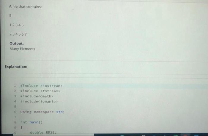 Solved Task - 2-D: Root Mean Square Error Calculation | Chegg.com